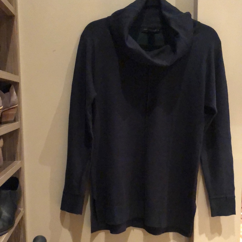 Joan Vass cowl neck sweater